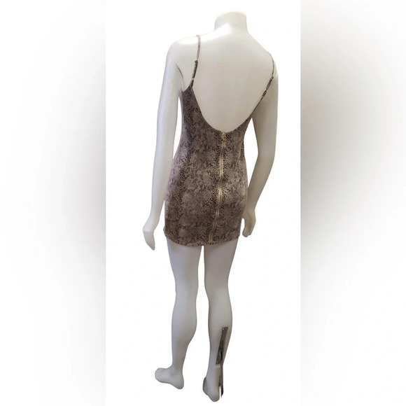 Meshki Snake Skin Print Mini  Dress Size Medium - Picture 7 of 14